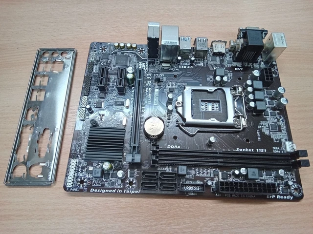 GIGABYTE GA-H110M-S2H LGA 1151 mATX motherboard - for 6th Gen intel £39 ...