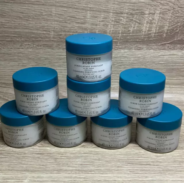 Scrub lavant purifiant au sel marin Lot 8 X 40ml Soit 320ml - shampoing