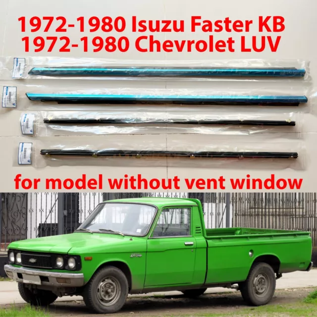 for Isuzu Faster KB KB20 KB25 Chevrolet LUV door belt weather seal window glass