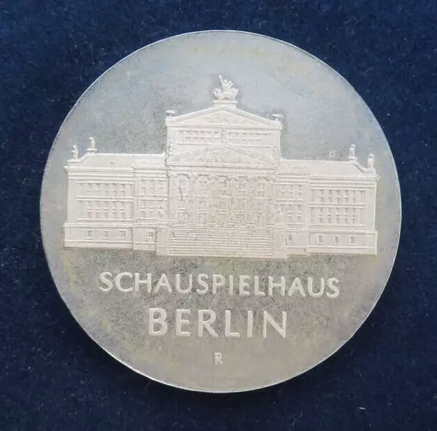 DDR 10 Mark 1987 Schauspielhaus Berlin Silber Ag Polierte Platte PP proof