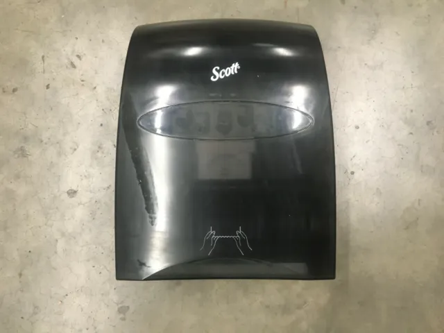 Scott Essential Manual Hard Roll Towel Dispenser, 12 X 15 X 10.5, Black 54338