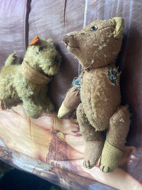 Beau, Ancien Jouet En Peluche Steiff Chien