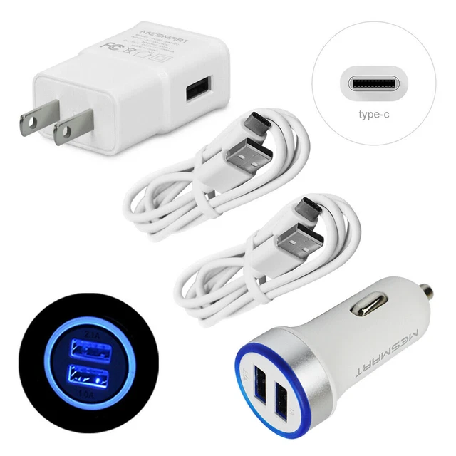 CAR ADAPTER WALL Plug Charger USBC Cable For Samsung Galaxy A73 A53