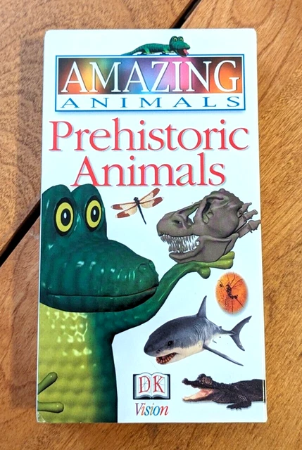 AMAZING ANIMALS: PREHISTORIC Animals [VHS] RARE vintage DK Vision