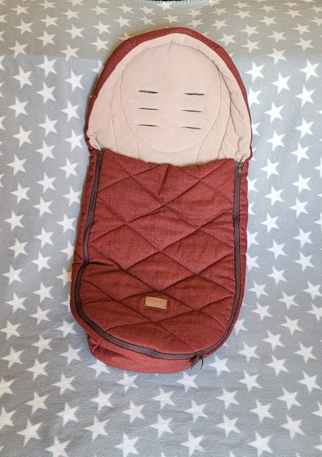 Mamas & Papas Cold Weather Footmuff Cosytoes Sleeping Bag Ocarro Flip in Rust