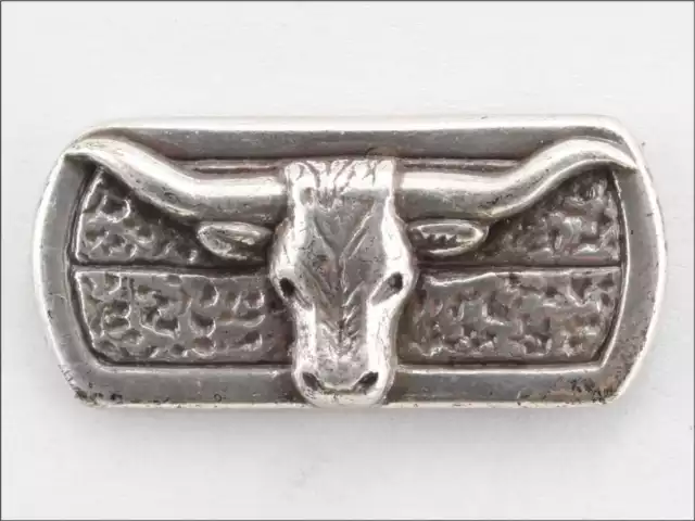 Lot Of 100 Pcs Raised Longhorn Steer Concho Texas Silver Finish New 10-1011