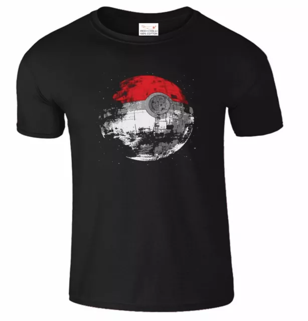 BALL DEATHSTAR Inspired T-Shirt Pokemon  Star War  Darth Vader Darth Vader