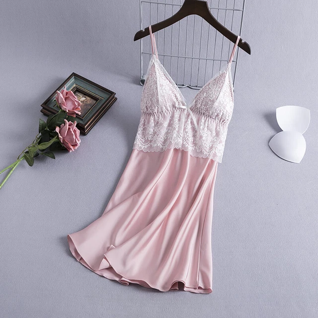Ensemble Nuisette Et Robe En Soie La Perla – Taille 2 – Bleu – Occasion état Superbe