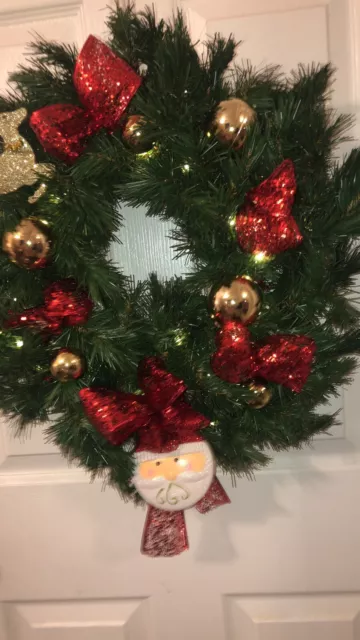 Handmade Christmas Ornament Wreath