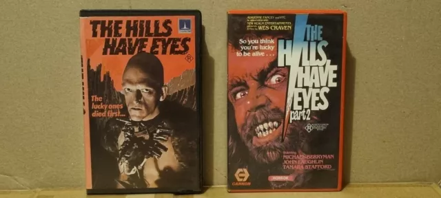 The Hills Have Eyes 1 & 2.. VHS
