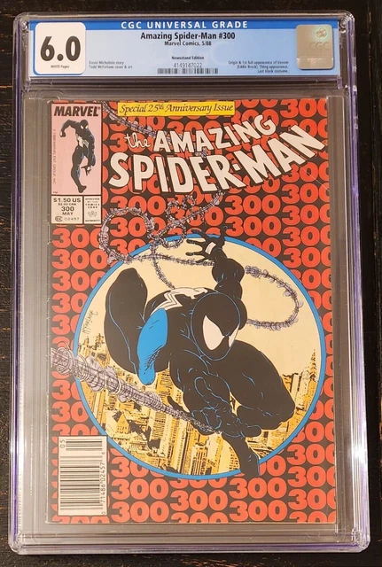 Amazing Spider-Man 300 CGC 6.0 Newsstand Origin & 1st Full App. Venom