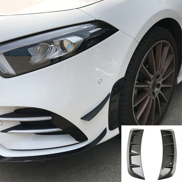 Universal Fit Car Side Fender Door Shark Air Flow Vent Intake Grille Decor Trim