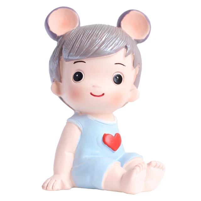 Decorazione torta resina bambino compleanno cupcake topper cupcake