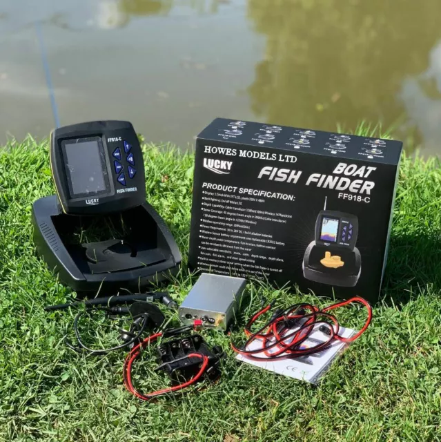 Lucky Ff918C Wireless Sonar Colour Fish Finder For Lake Reaper Bait Boats