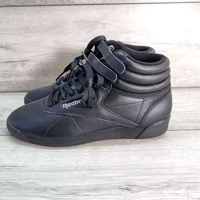 SNEAKERS REEBOK DONNA Freestyle Hi Classic Hi Top UK 4 5 nere 2240