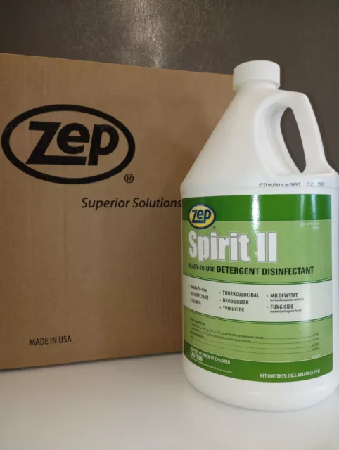 Zep Spirit II Ready to Use Detergent Disinfectant All Purpose Cleaner