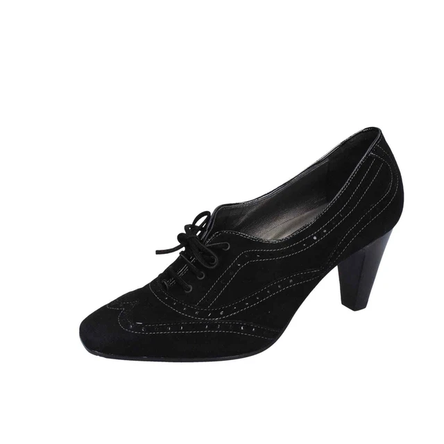 Chaussures Femme CONFORT 39 Ue Bottines Noir en Daim EZ348-39