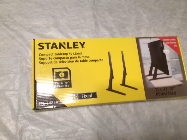 Stanley TTL6485A 37” - 70” Compact Tabletop Tv Stand New In Box