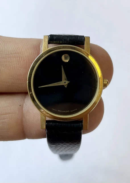 Classic,Swiss Made Ladies Movado Museum Quartz Watch 87-A1-832.Working Condition