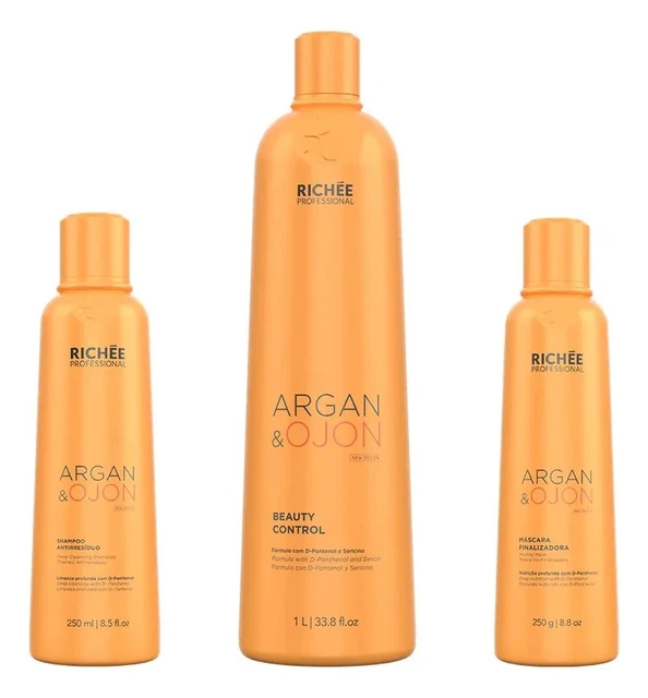 Kit Soin Gold Spell Soneca – Shampooing, Après-shampooing & Masque à La Kératine (3x250 Ml)