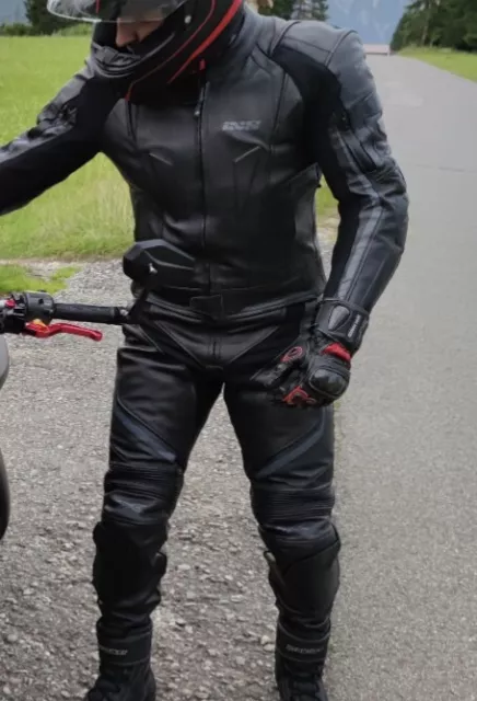 motorradkombi herren leder