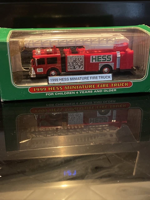 1999 Hess Mini Fire Truck New In Box