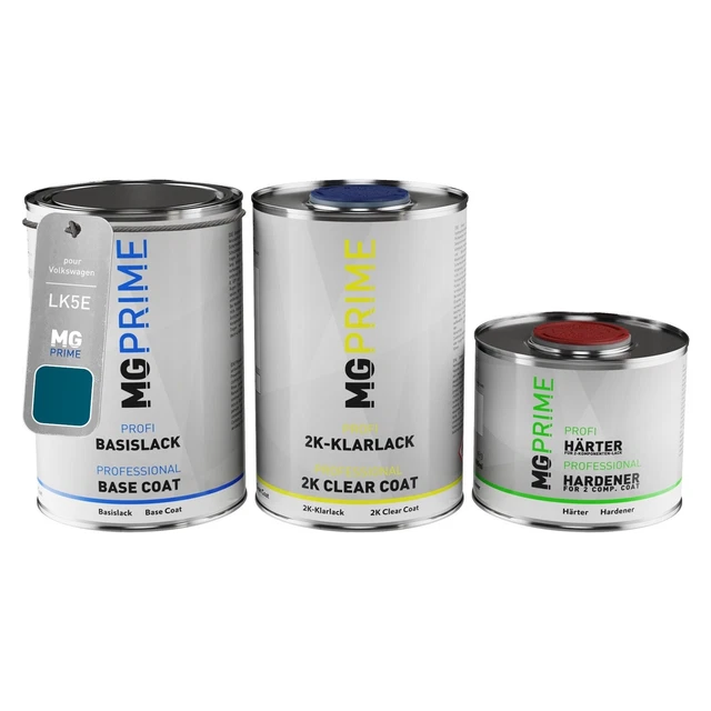 Peinture Voiture kit de pot pour Volkswagen VW LK5E J6 Capriblau Capri Blue 2,5l