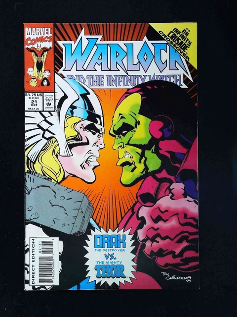 Warlock And The Infinity Watch #21  Marvel Comics 1993 Vf+