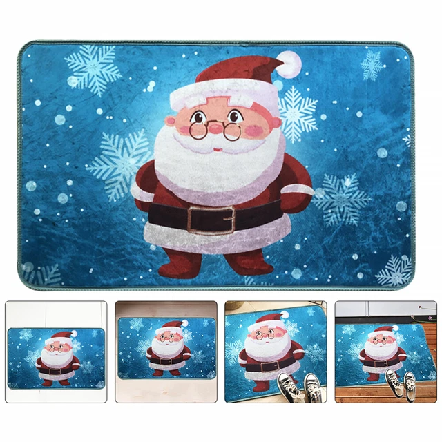 Elementos de Navidad alfombrilla acolchada de suelo acolchada de pie alfombrilla de suelo para baño también