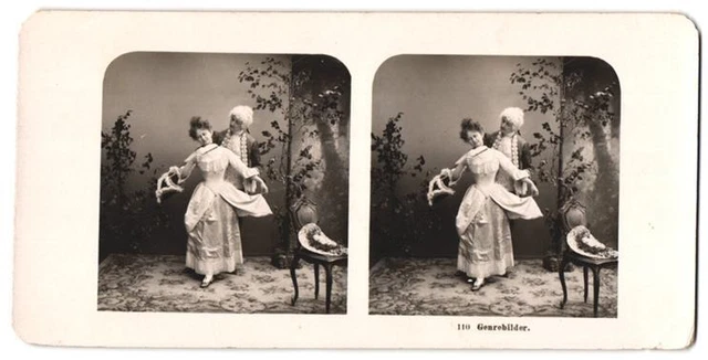 Stereo-Fotografie Neue Photographische Gesellschaft, Berlin-Steglitz, Genrebild