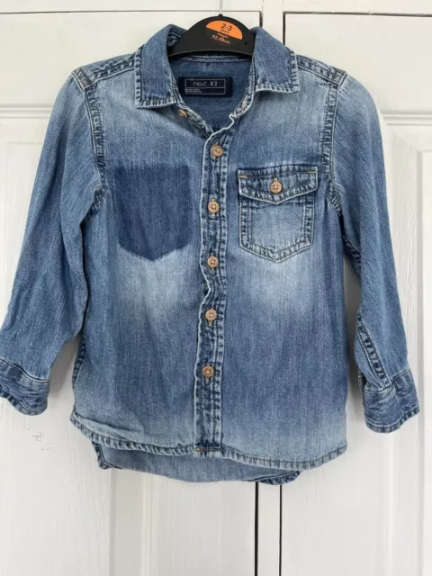 Next boys 18-24 months denim shirt