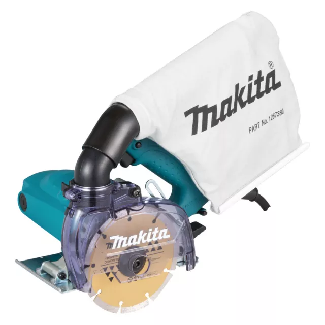 New Makita 4100KB Heavy Duty 1400W 125mm (5") Dustless Dry Diamond Cutter Saw