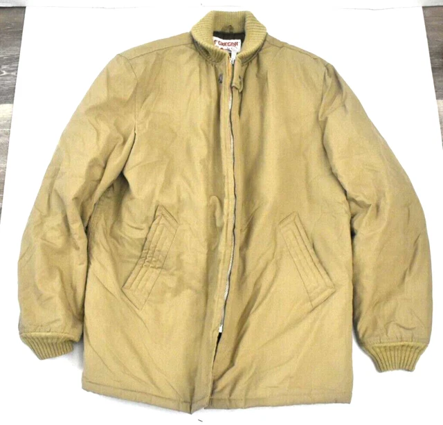 McGregor Men's 42 Long Khaki Brown Ram Jet Bomber Jacket