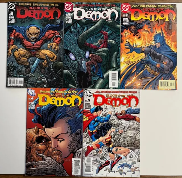  DC Comics BLOOD OF THE DEMON -5 issue lot #1-5 all VF/NM JOHN BRYNE