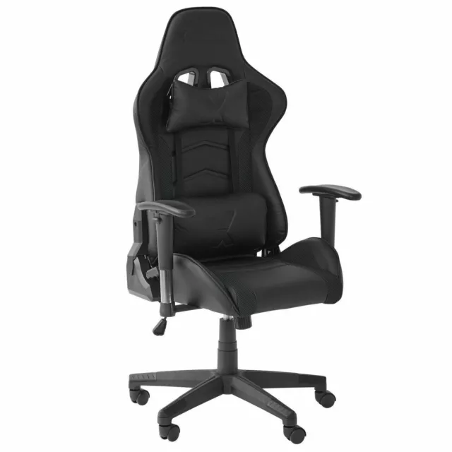 X Rocker Faux leather Ergonomic Office Gaming Chair - Black - USED01