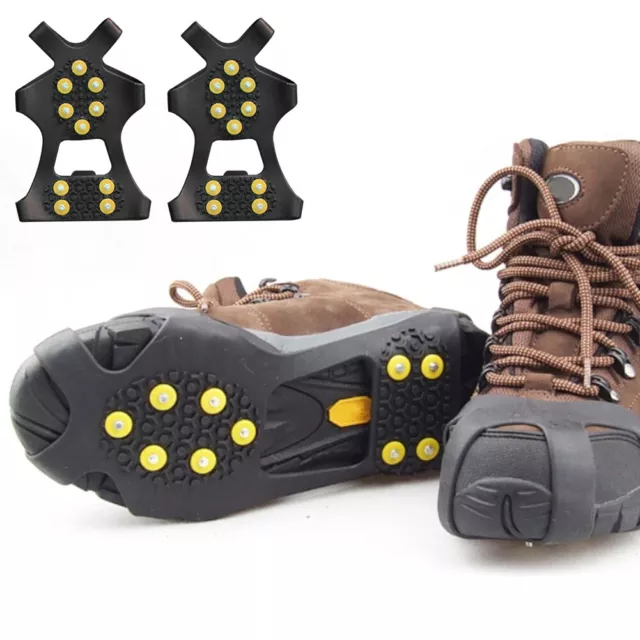 Over Shoe Studded Snow Grips Ice Grips Anti Slip Snow Shoes Crampons Cleats 3