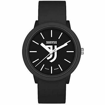 OROLOGIO JUVENTUS SILICONE NERO quadrante nero diam.43mm CON SCATOLA REGALO JUVE 