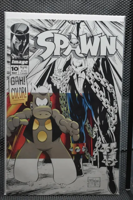 Spawn #10 Image Comics 1993 Todd McFarlane Cerebus Appearance Dave Sim 8.0