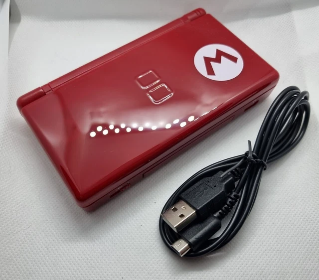 Fully working Nintendo DS lite Console USG-001 Red + USB charger