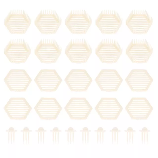 10 StüCk Plastik Bienen Zucht KöNigin Nadel Typ Bienen KäFig KöNigin KäFig 7870