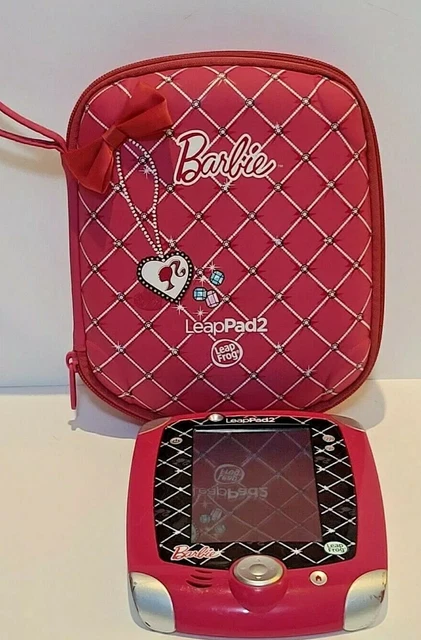 LeapFrog Barbie Pink LeapPad2 with Case Explorer Learning Game Tested Work LeapFrog Barbie Pink LeapPad2 with Case Explorer Learning Game Tested Work