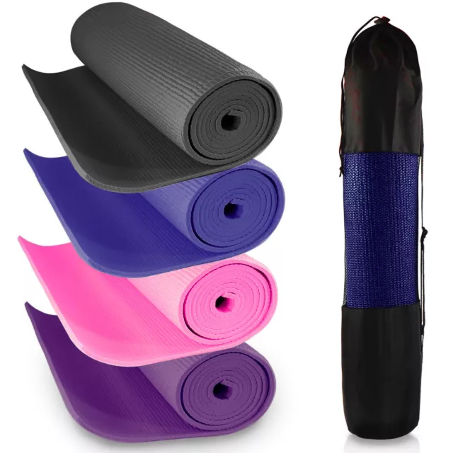 Yoga Mat Gym Fitness Exercise Eco Friendly Foam 6Mm Non Slip Pilates Physio Mats