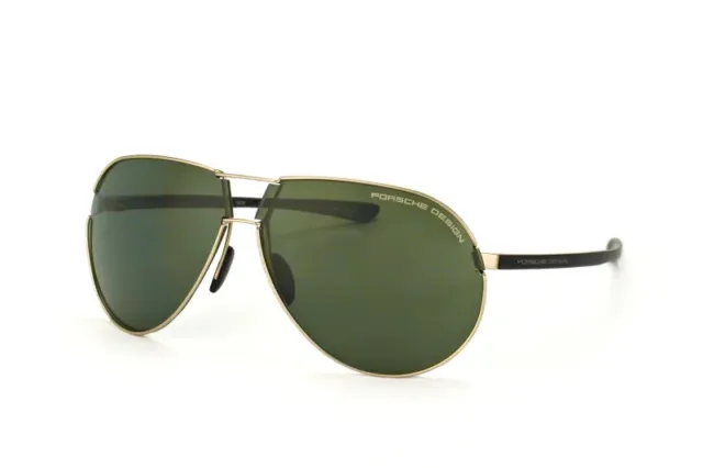 Genuine PORSCHE DESIGN P8617A Light gold Green made in Italy   retails for $440