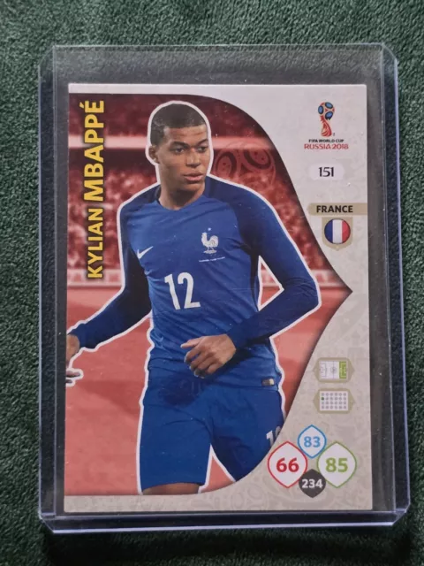Kylian Mbappe Panini Adrenalyn XL WM World Cup 2018 Rookie Card Frankreich #151
