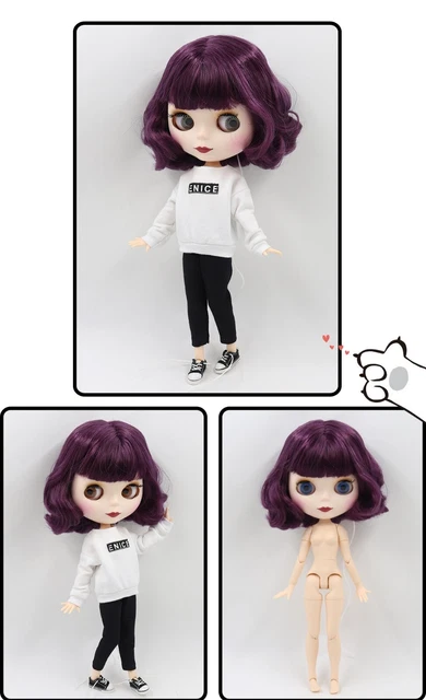 1/6 BJD TBL Blythe Doll with one outfit and extra hands with colour change eyes.