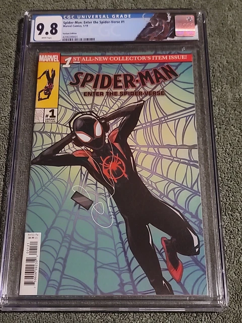 Enter The Spider-Verse #1 Cgc 9.8 Animation Variant Brand New Case 🔥