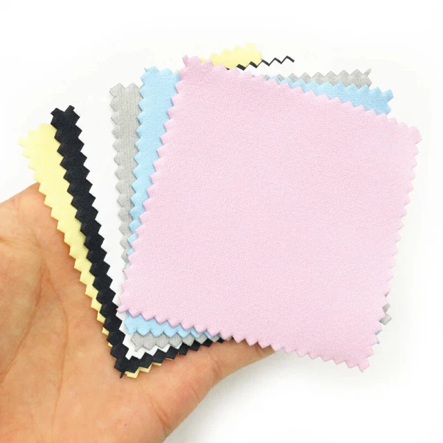 10X Anti-Tarnish Silver Polishing Cleaning Cloth Cleaner Jewelry Platinum Gold