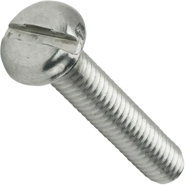 2-56 Pan Head Machine Screws Slotted Drive Stainless Steel All Sizes Available