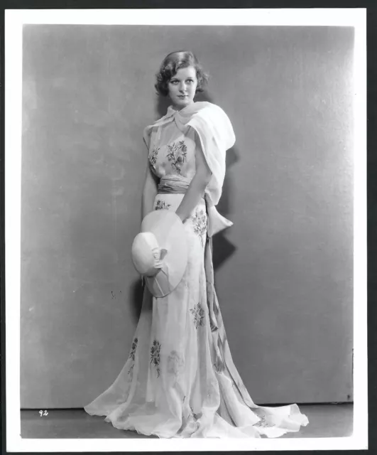 Margaret Sullavan Actress Elegant Dress Vintage Original Photo