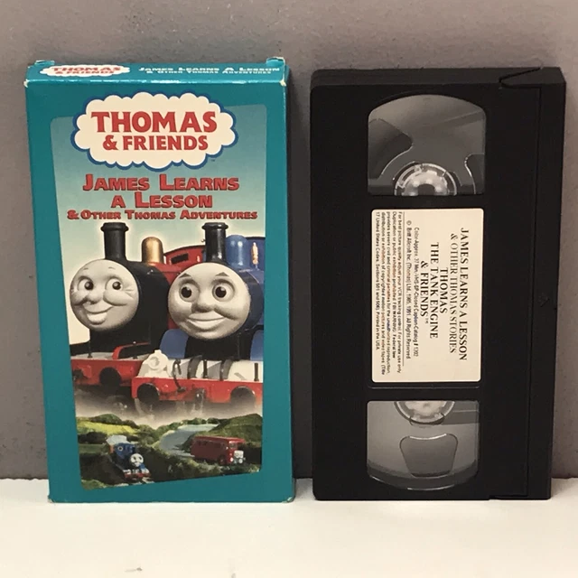 THOMAS TANK ENGINE James Learns A Lesson VHS Video Tape BUY 2 GET 1